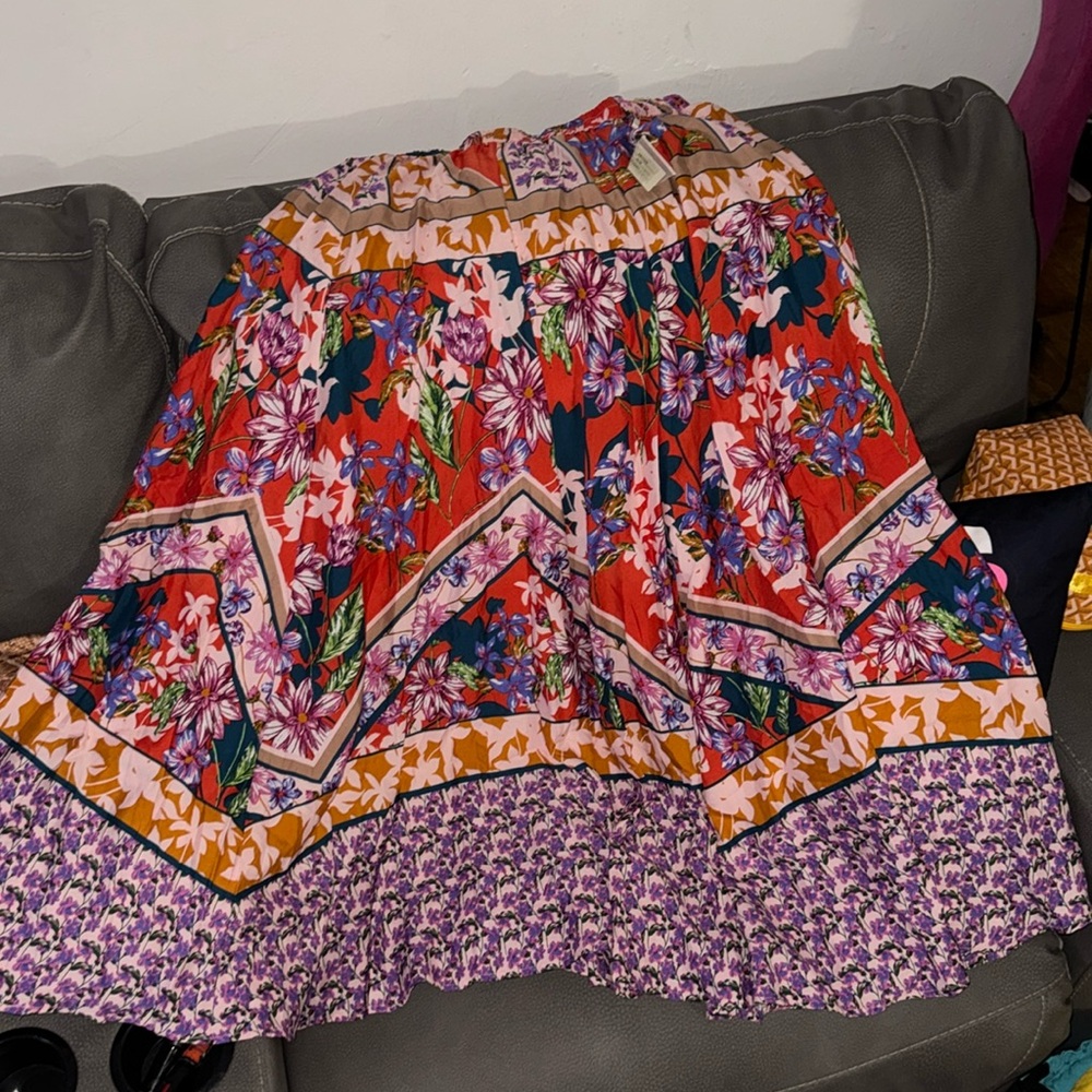 Beautiful long Flower skirt